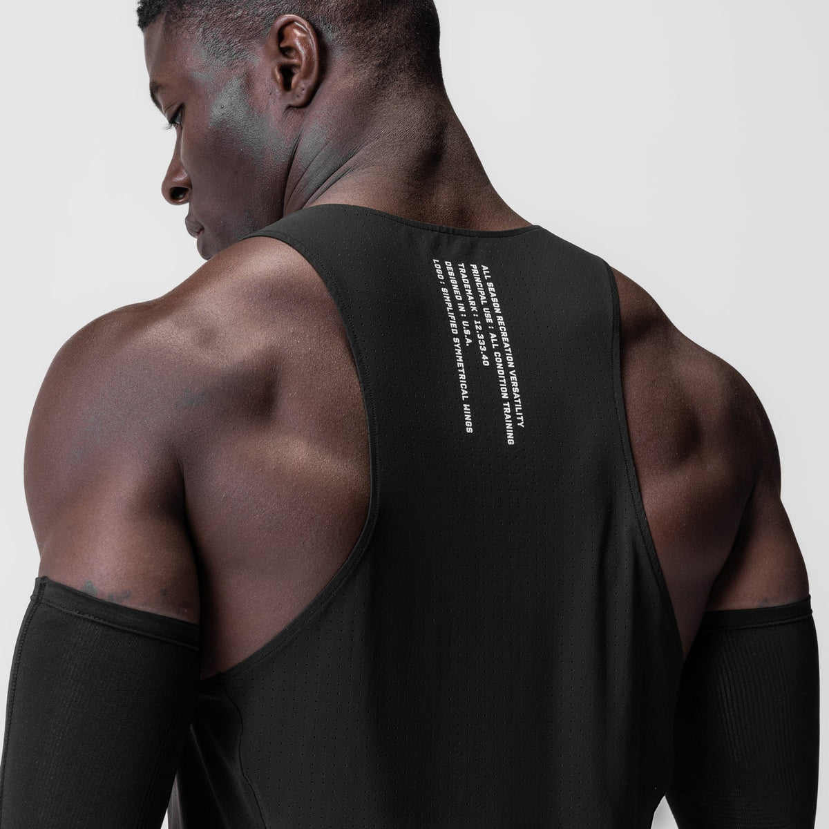 0949. Laser-Vent™ Singlet Tank - Black | ASRV