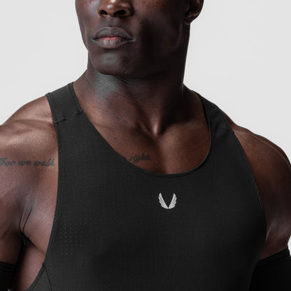 0949. Laser-Vent™ Singlet Tank - Black | ASRV