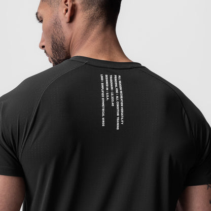 0948. Laser-Vent™ Established Tee - Black | ASRV