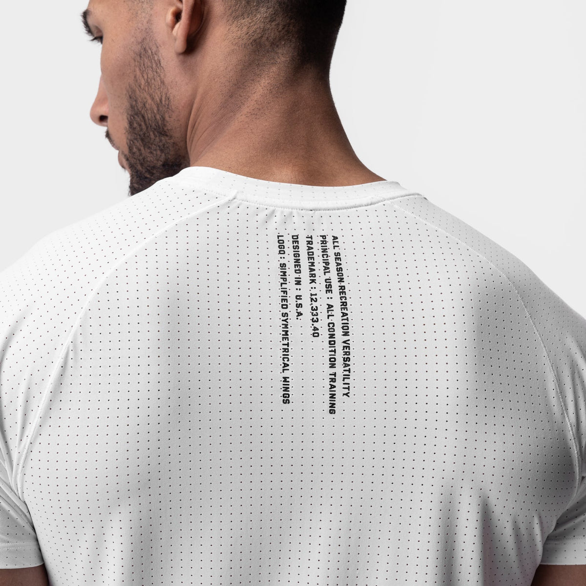 0948. Laser-Vent™ Established Tee - White | ASRV