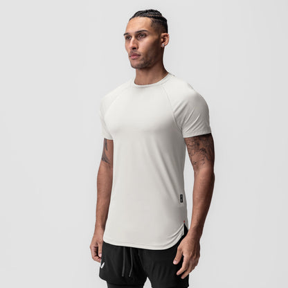 0660. AeroSilver® Established Tee - Stone | ASRV