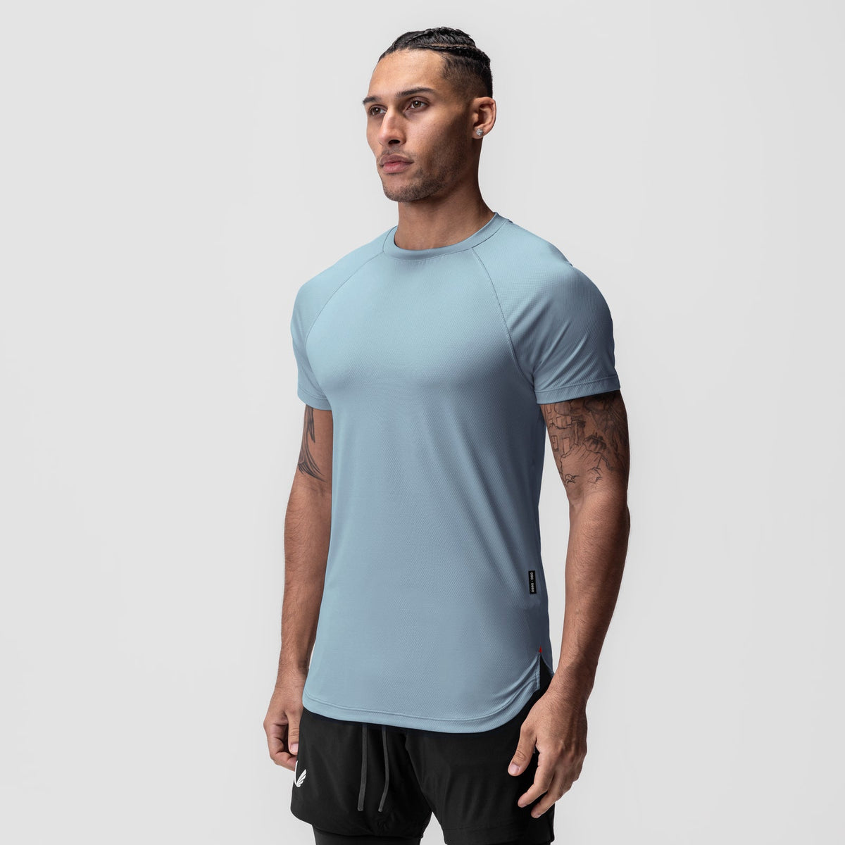 0660. AeroSilver® Established Tee - Light Sky | ASRV
