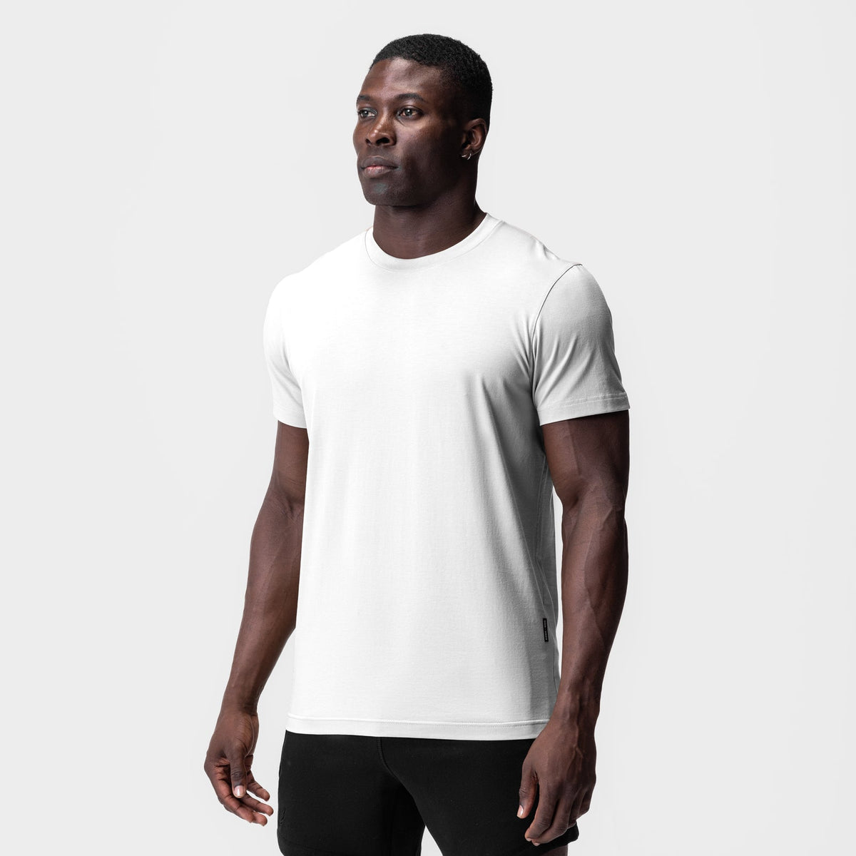 0923. Supima® Essential Tee - White | ASRV