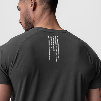 0948. Laser-Vent™ Established Tee - Space Grey | ASRV