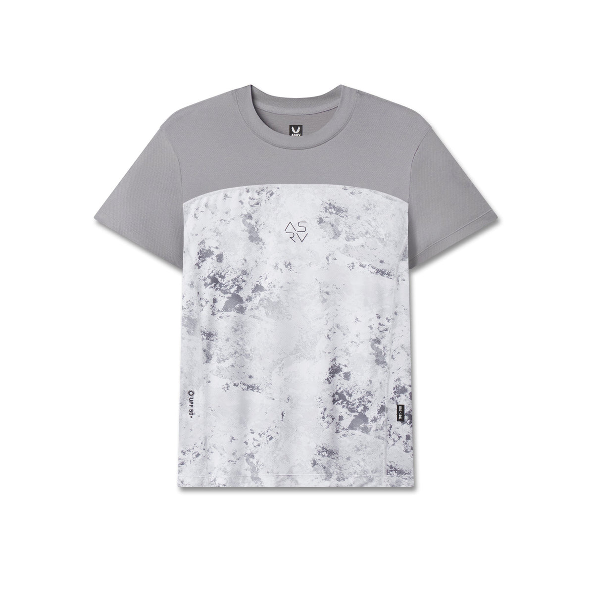 1191. AEROSILVER® UPF50+ Run Tee - Sedona Snow Camo | ASRV