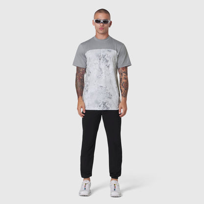 1191. AEROSILVER® UPF50+ Run Tee - Sedona Snow Camo | ASRV