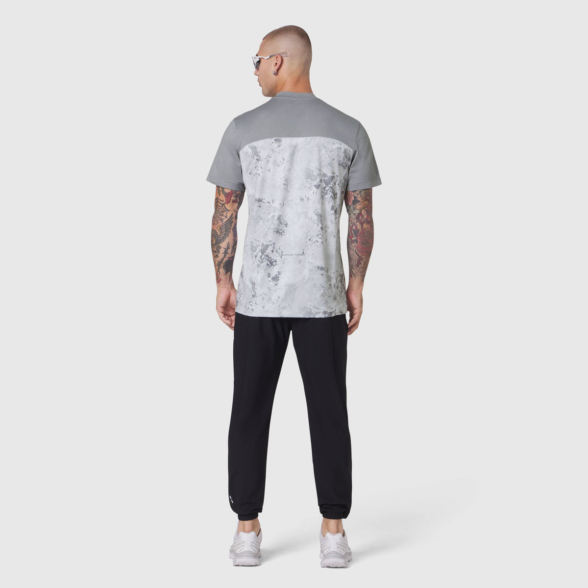 1191. AEROSILVER® UPF50+ Run Tee - Sedona Snow Camo | ASRV
