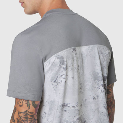 1191. AEROSILVER® UPF50+ Run Tee - Sedona Snow Camo | ASRV