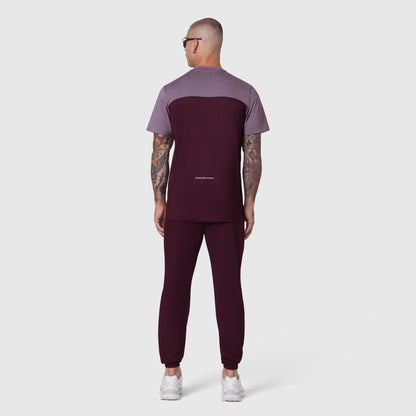 1191. AEROSILVER® UPF50+ Run Tee - Merlot | ASRV