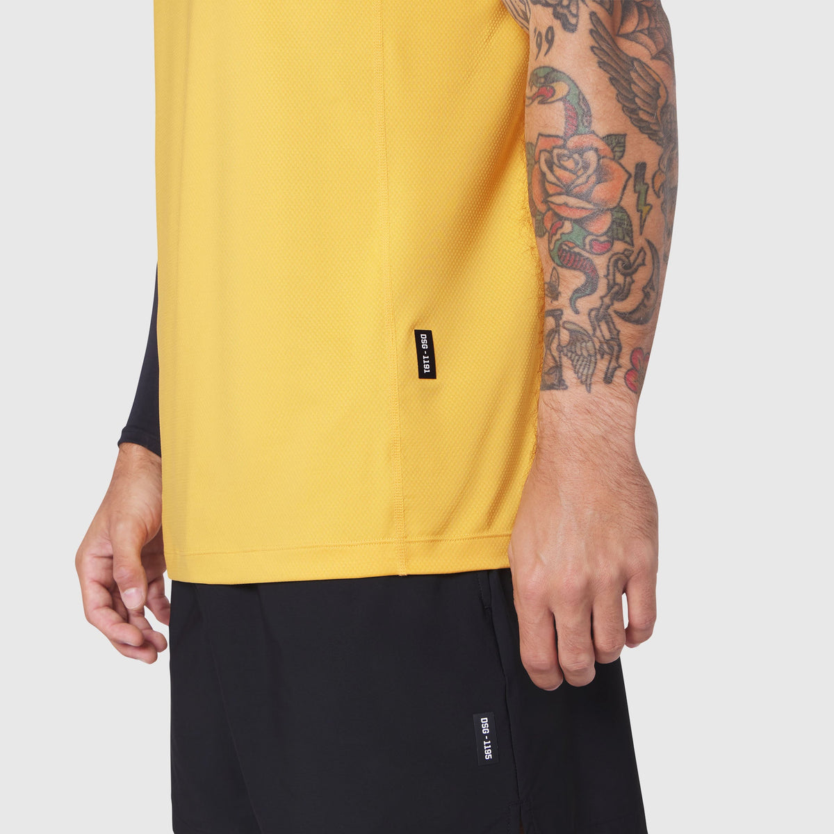 1191. AEROSILVER® UPF50+ Run Tee - Amber | ASRV