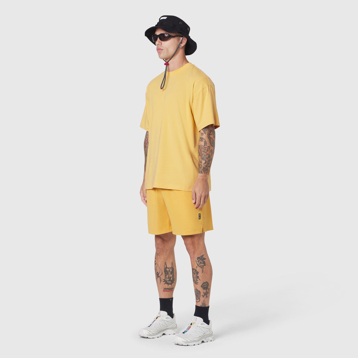 1186. SUPIMA® Ice-Skin™ Reversible Tee - Amber/Black | ASRV