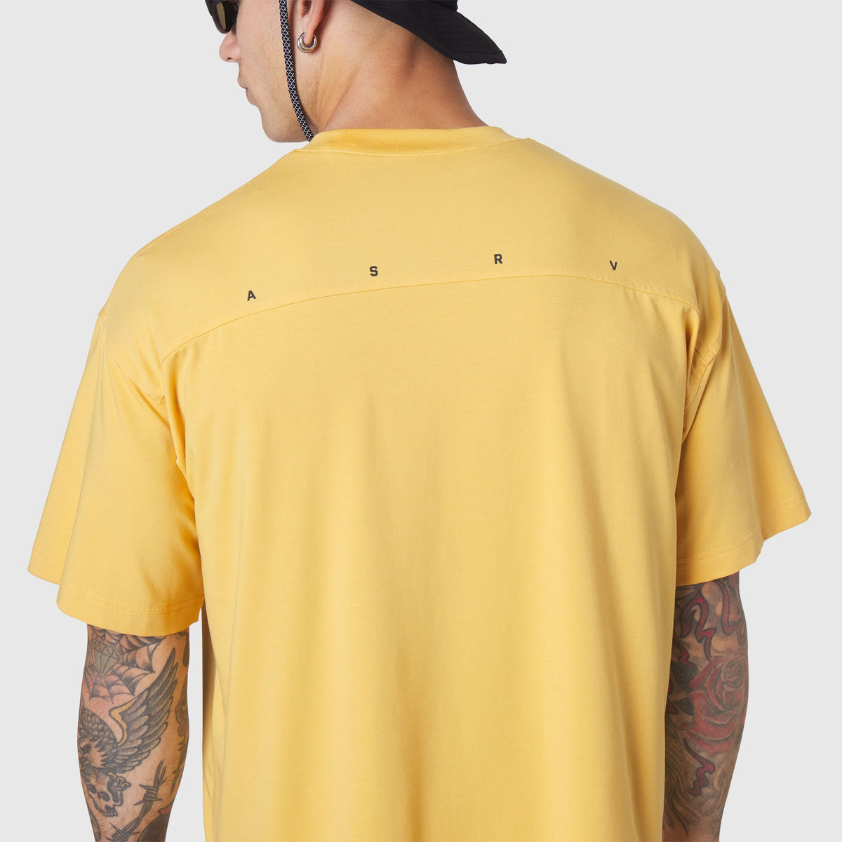 1186. SUPIMA® Ice-Skin™ Reversible Tee - Amber/Black | ASRV