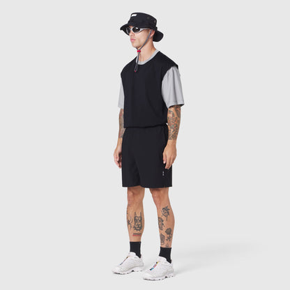 1186. SUPIMA® Ice-Skin™ Reversible Tee - Slate Grey/Black | ASRV