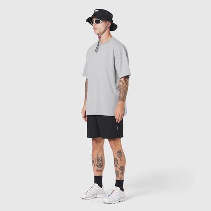 1186. SUPIMA® Ice-Skin™ Reversible Tee - Slate Grey/Black | ASRV