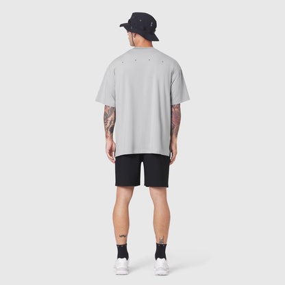 1186. SUPIMA® Ice-Skin™ Reversible Tee - Slate Grey/Black | ASRV