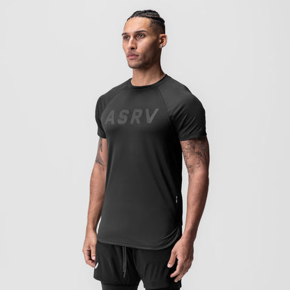 0660. AeroSilver® Established Tee - Black "ASRV" | ASRV