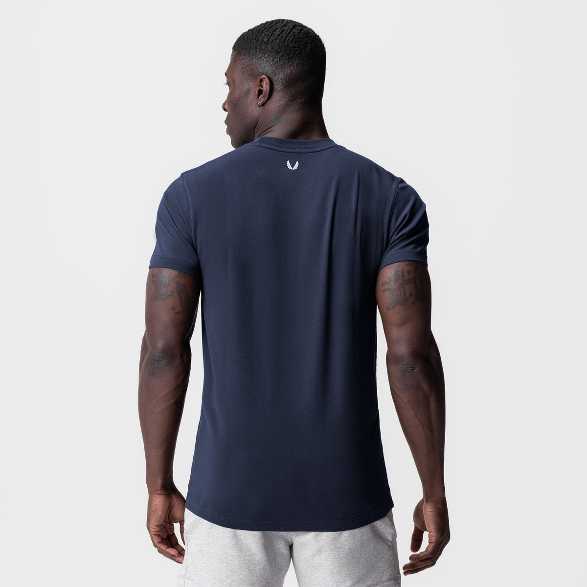 0923. Supima® Essential Tee - Navy | ASRV
