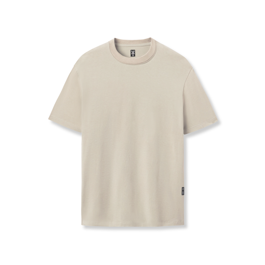 0923. Supima® Essential Tee - Sand Smoke | ASRV