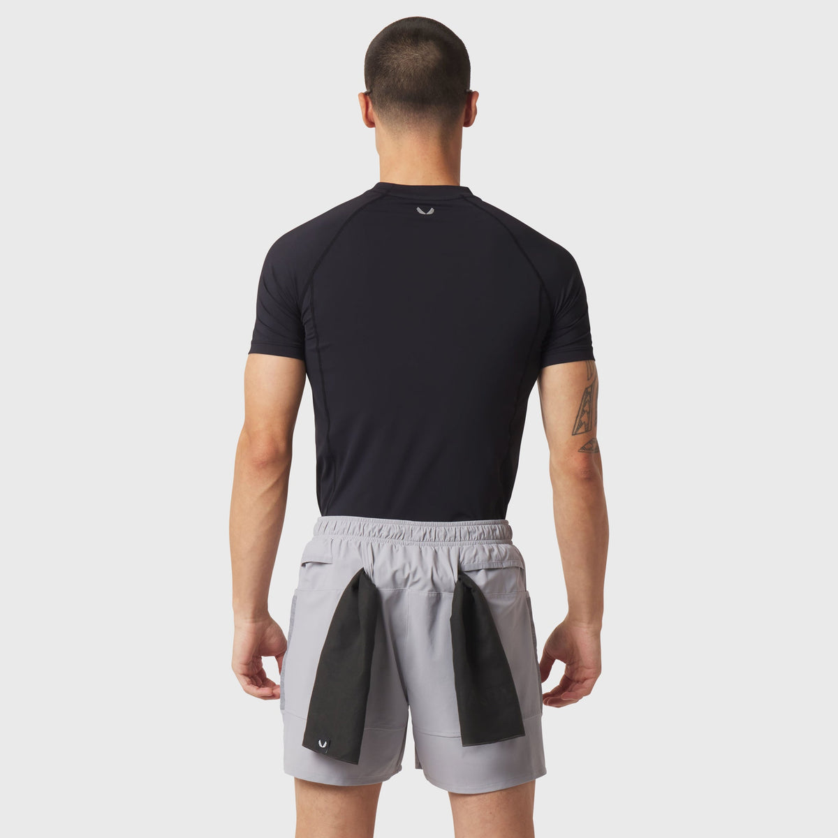 1164. LYCRA® ADAPTIV Baselayer Shortsleeve - Black | ASRV