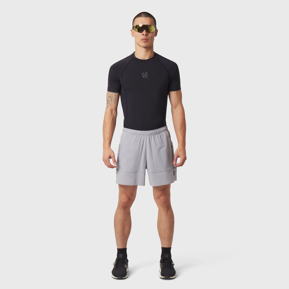 1164. LYCRA® ADAPTIV Baselayer Shortsleeve - Black | ASRV