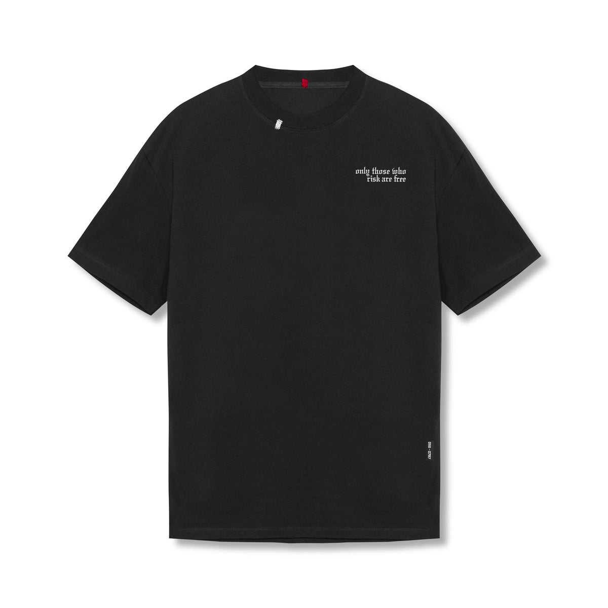 0797. Tech Essential™ Relaxed Tee - Black "Brush Wings/ASRV" | ASRV