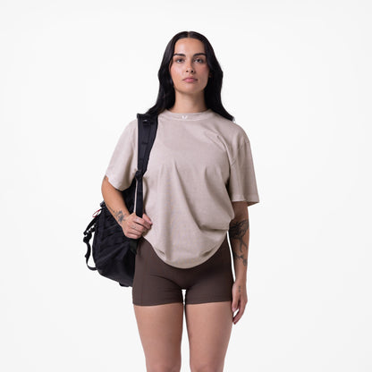 0797. Tech Essential™ Relaxed Tee - Faded Chai | ASRV