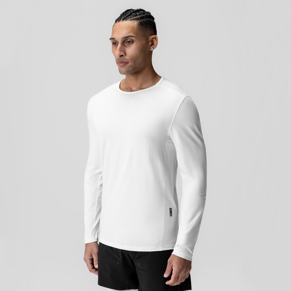 1058. Creora® Cotton Modal Long Sleeve - White | ASRV