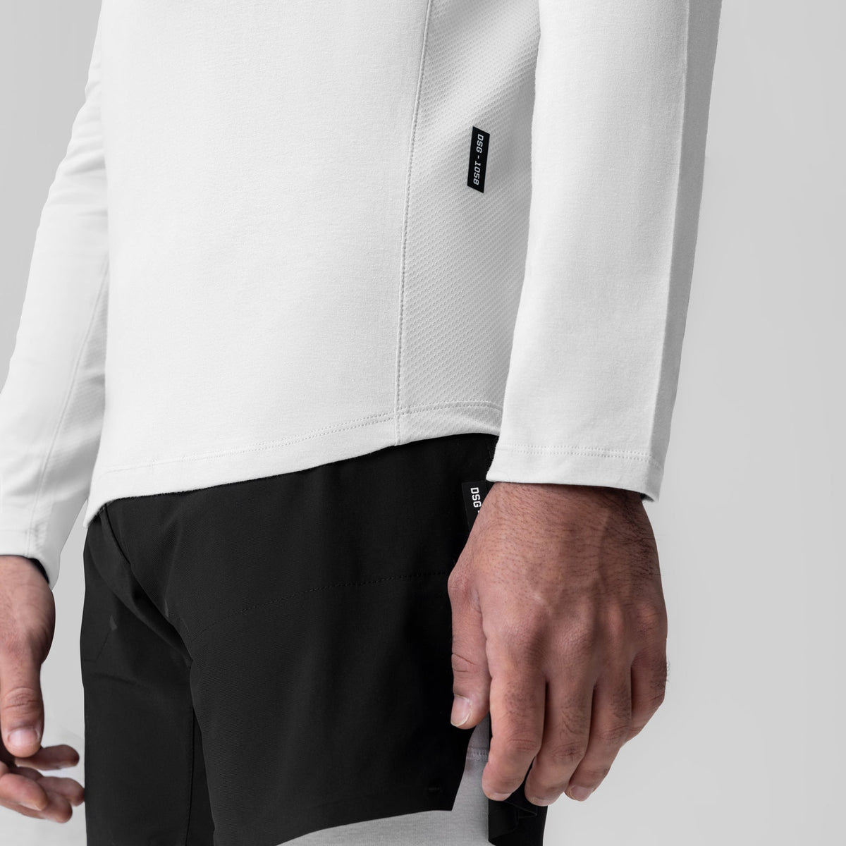 1058. Creora® Cotton Modal Long Sleeve - White | ASRV