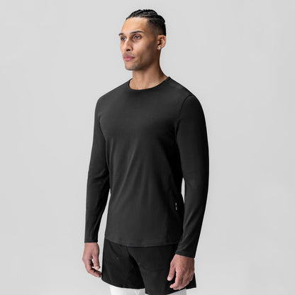 1058. Creora® Cotton Modal Long Sleeve - Black | ASRV