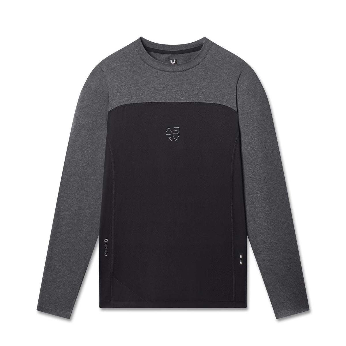 1190. AEROSILVER® UPF50+ Run Long Sleeve - Black | ASRV