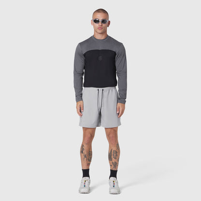 1190. AEROSILVER® UPF50+ Run Long Sleeve - Black | ASRV