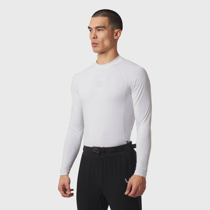 1163. LYCRA® ADAPTIV Baselayer Longsleeve - White | ASRV