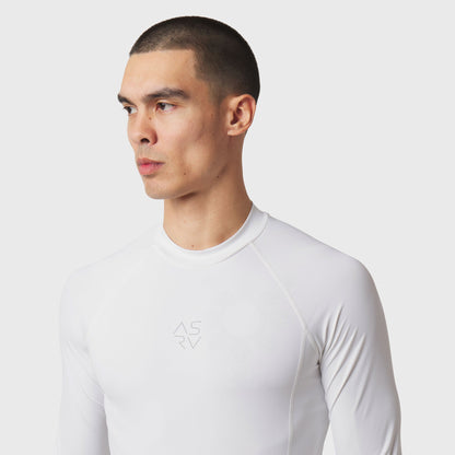 1163. LYCRA® ADAPTIV Baselayer Longsleeve - White | ASRV