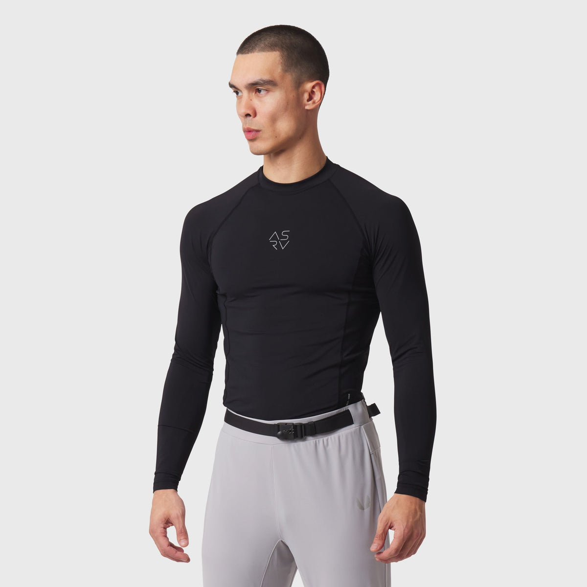 1163. LYCRA® ADAPTIV Baselayer Longsleeve - Black | ASRV
