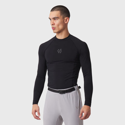 1163. LYCRA® ADAPTIV Baselayer Longsleeve - Black | ASRV
