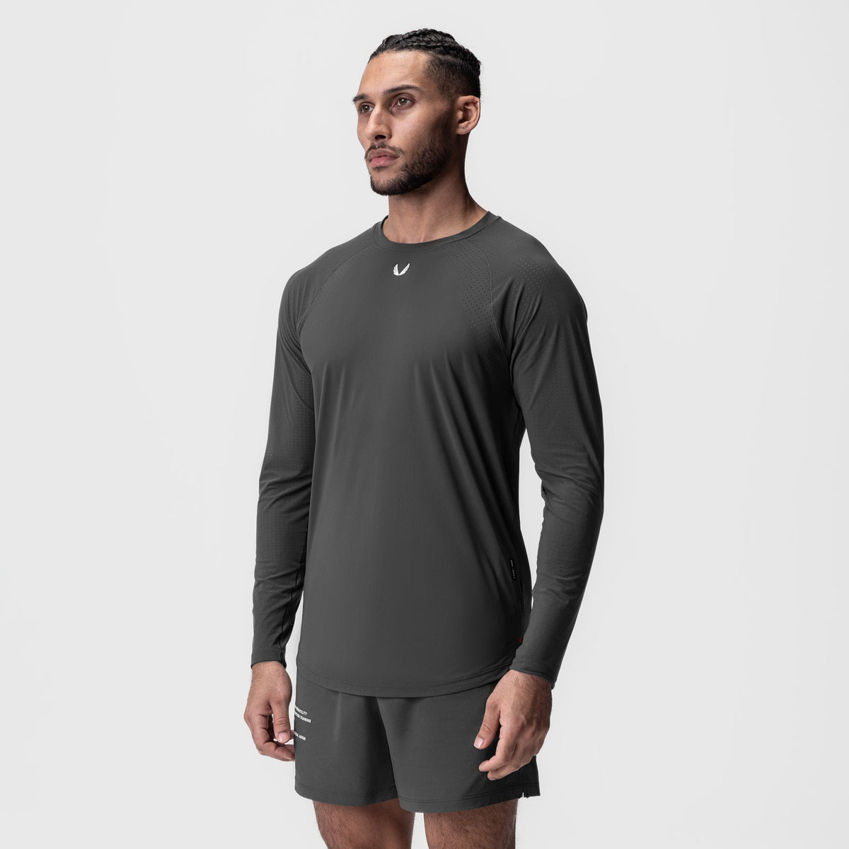 0947. Laser-Vent™ Established Long Sleeve - Space Grey | ASRV