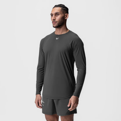 0947. Laser-Vent™ Established Long Sleeve - Space Grey | ASRV