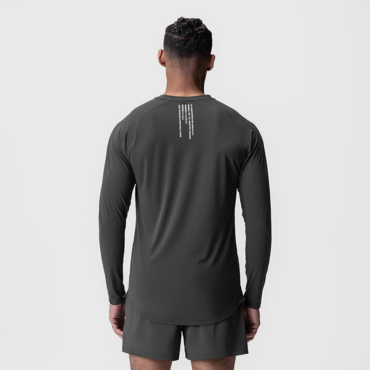 0947. Laser-Vent™ Established Long Sleeve - Space Grey | ASRV