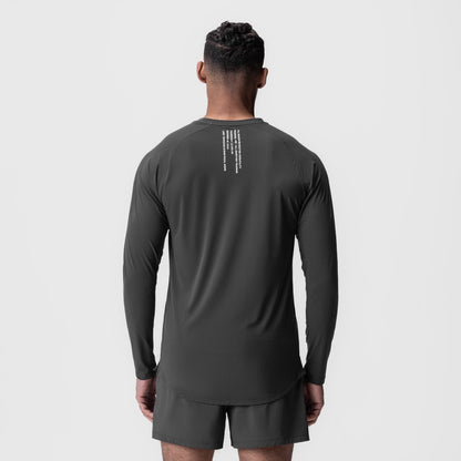 0947. Laser-Vent™ Established Long Sleeve - Space Grey | ASRV