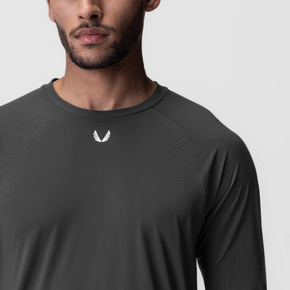 0947. Laser-Vent™ Established Long Sleeve - Space Grey | ASRV