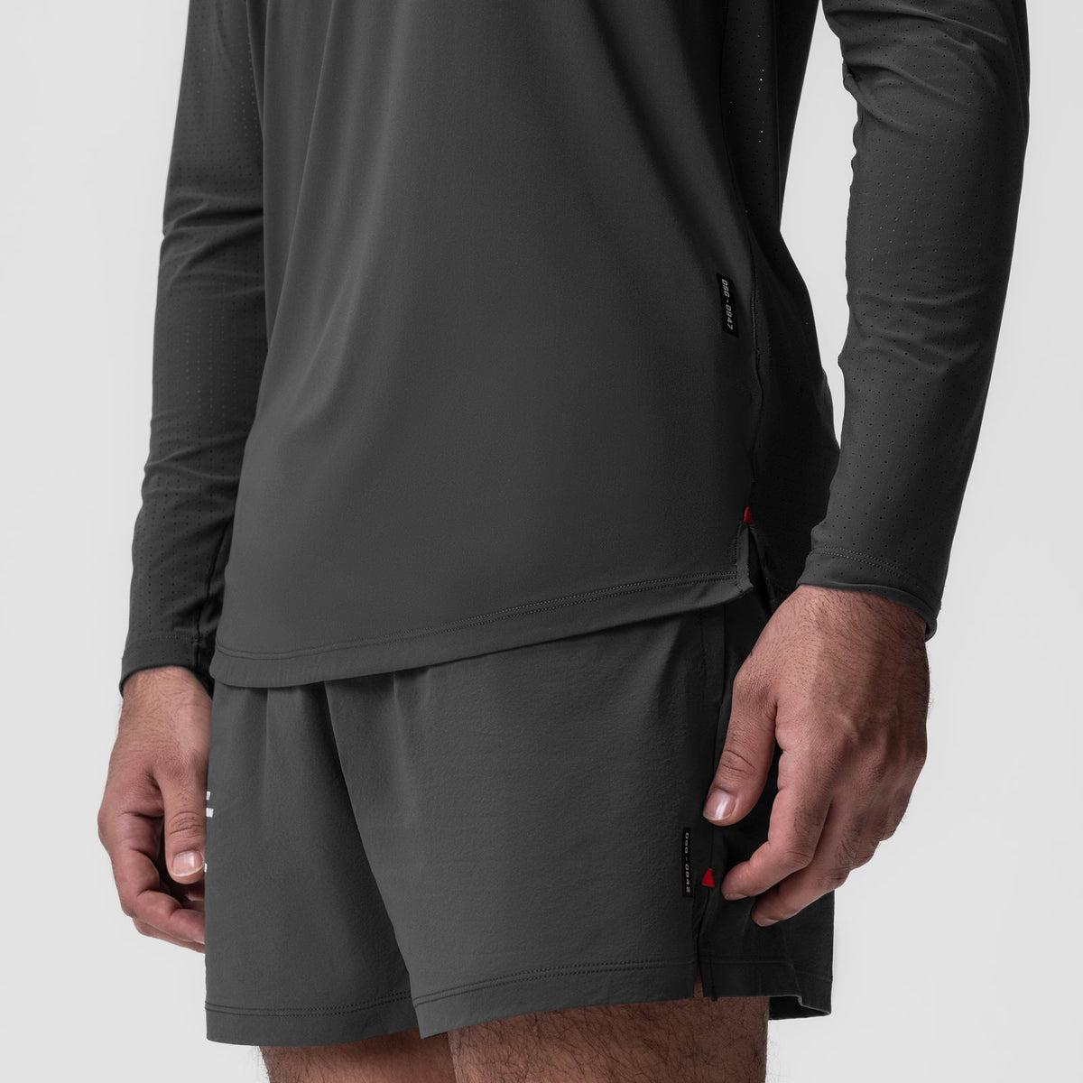 0947. Laser-Vent™ Established Long Sleeve - Space Grey | ASRV