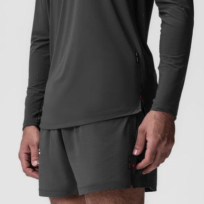 0947. Laser-Vent™ Established Long Sleeve - Space Grey | ASRV