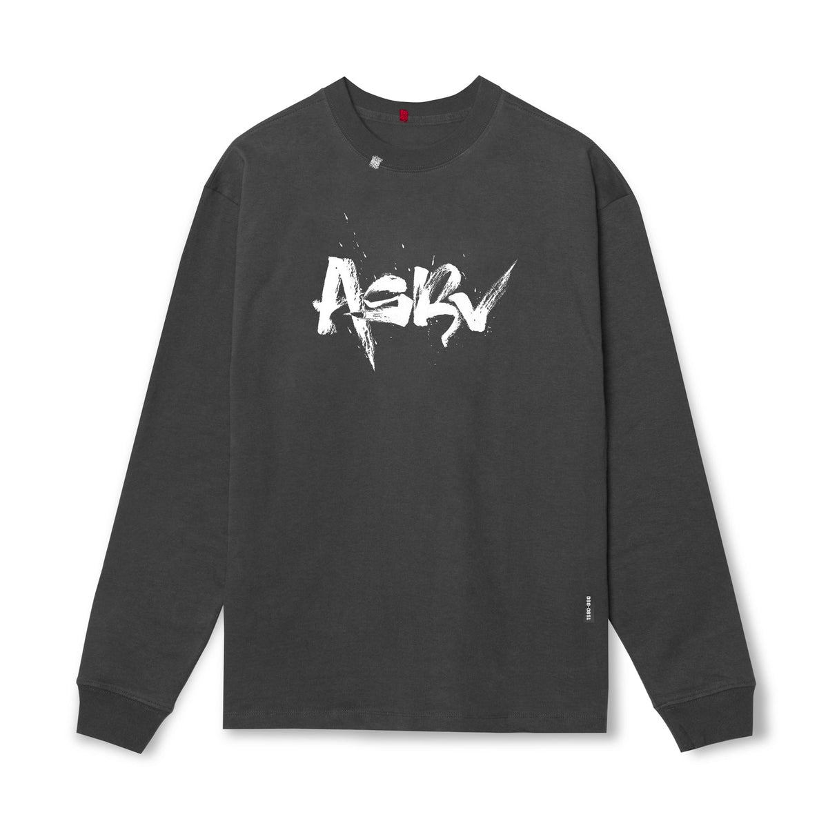 0851. Tech Essential™ Relaxed Long Sleeve - Space Grey "Koi" | ASRV