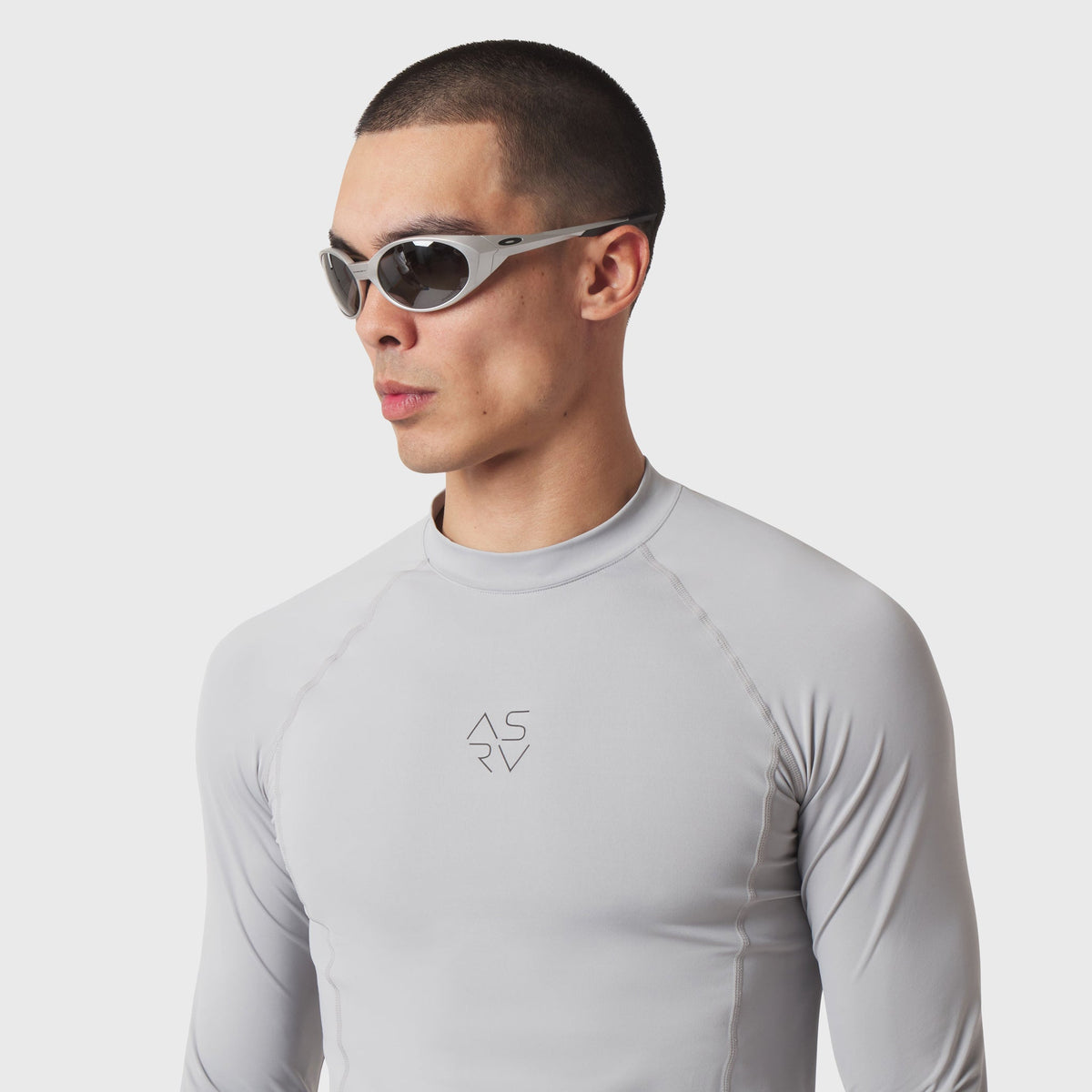 1163. LYCRA® ADAPTIV Baselayer Longsleeve - Slate Grey | ASRV