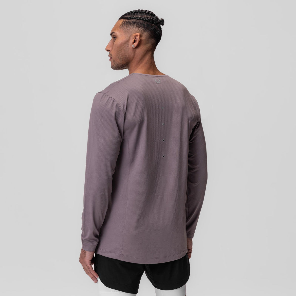 0907. AeroSilver® Training Long Sleeve - Moonscape "Space Bracket" | ASRV