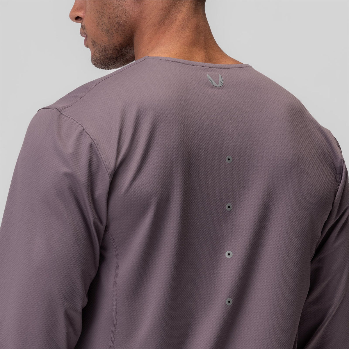 0907. AeroSilver® Training Long Sleeve - Moonscape "Space Bracket" | ASRV
