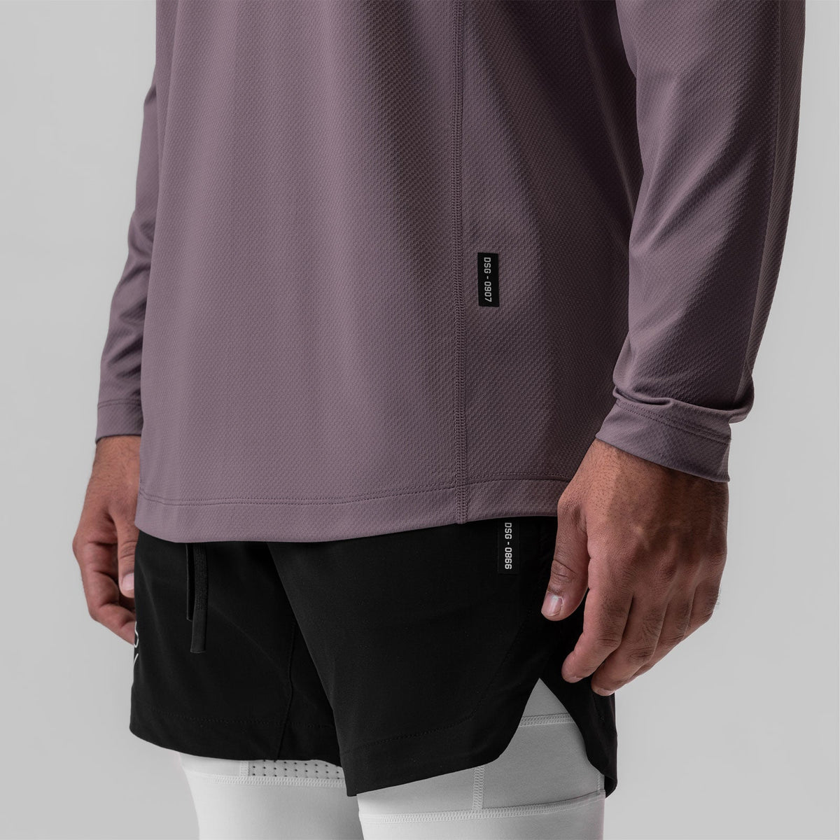 0907. AeroSilver® Training Long Sleeve - Moonscape "Space Bracket" | ASRV