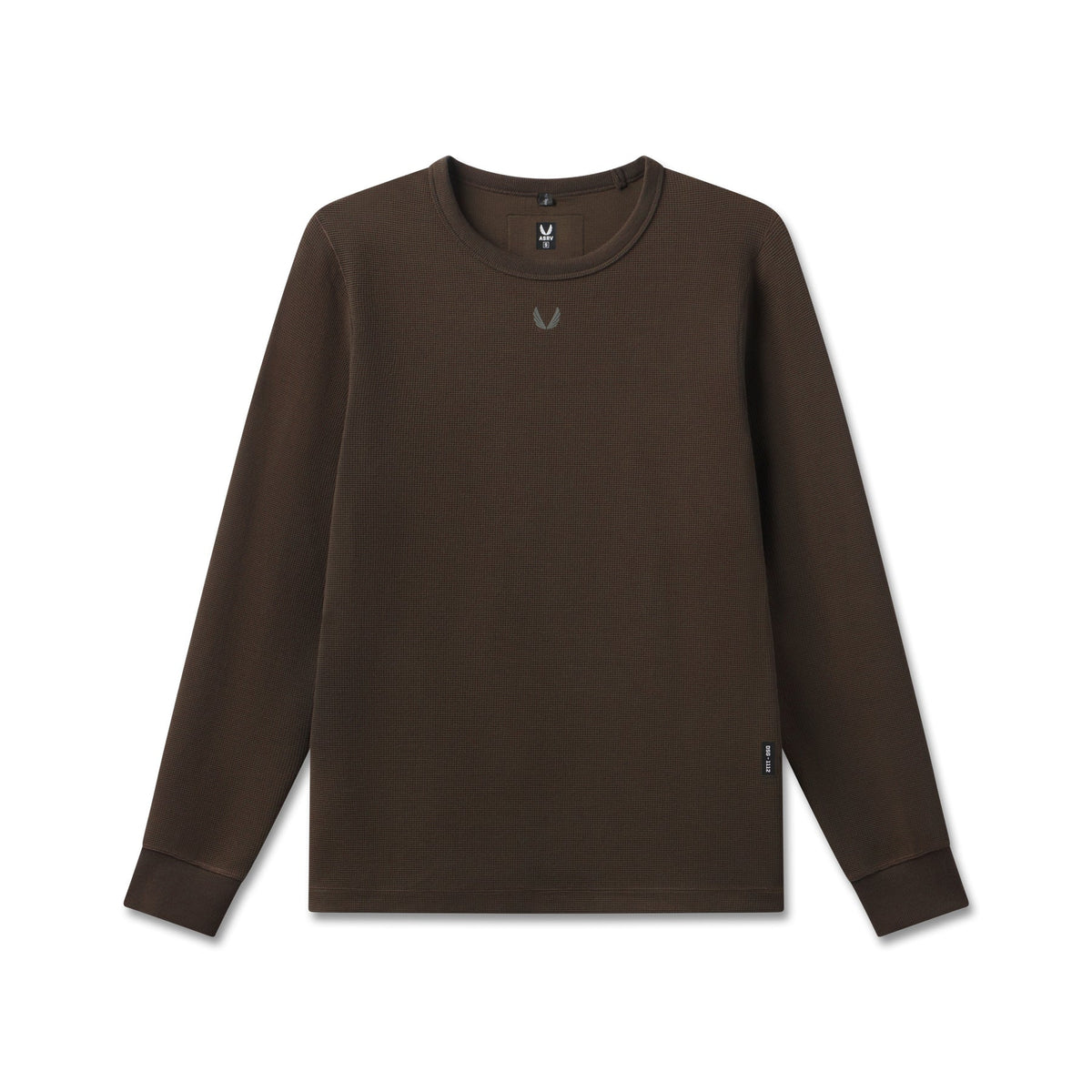 1112. Waffle Knit Longsleeve - Dark Earth | ASRV