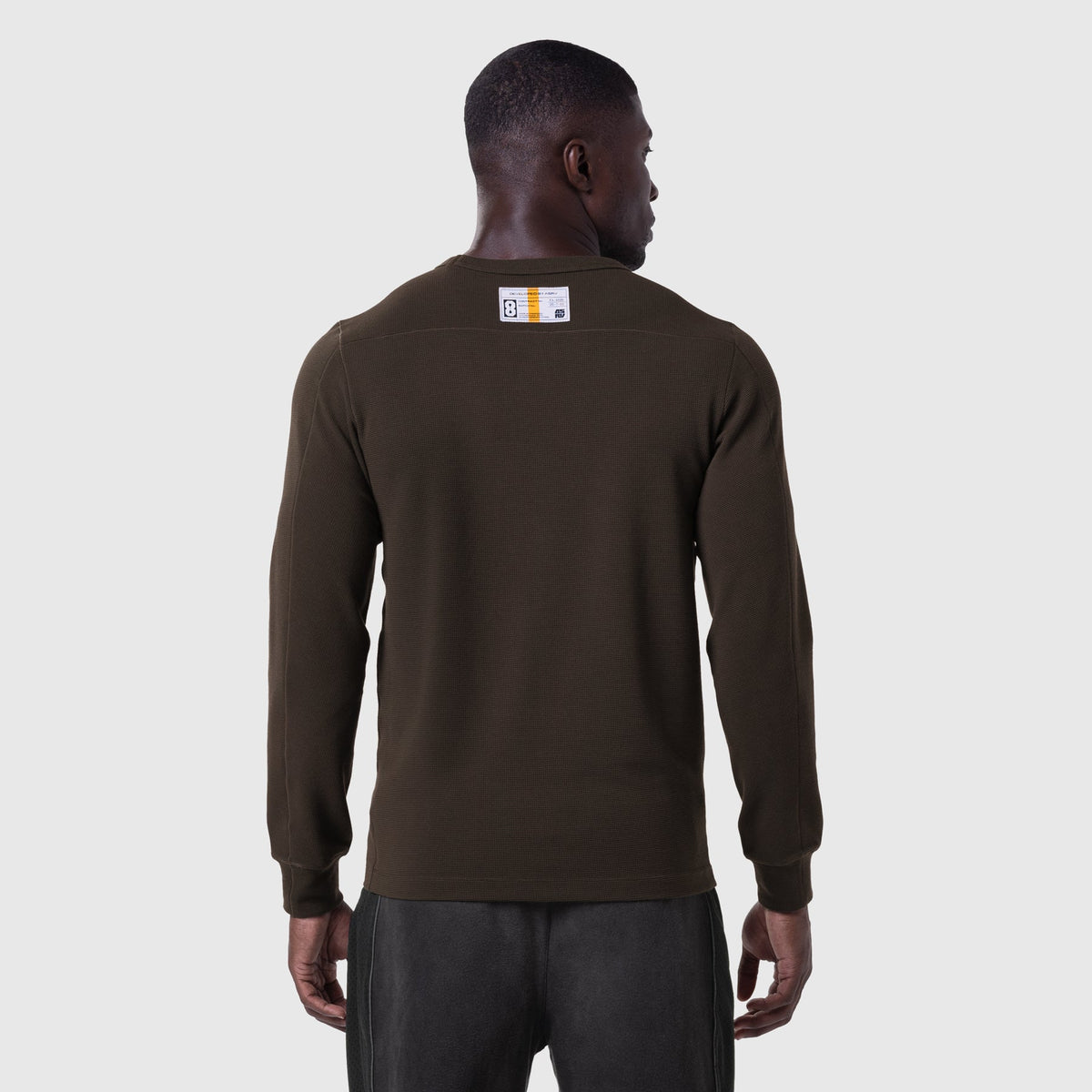 1112. Waffle Knit Longsleeve - Dark Earth | ASRV