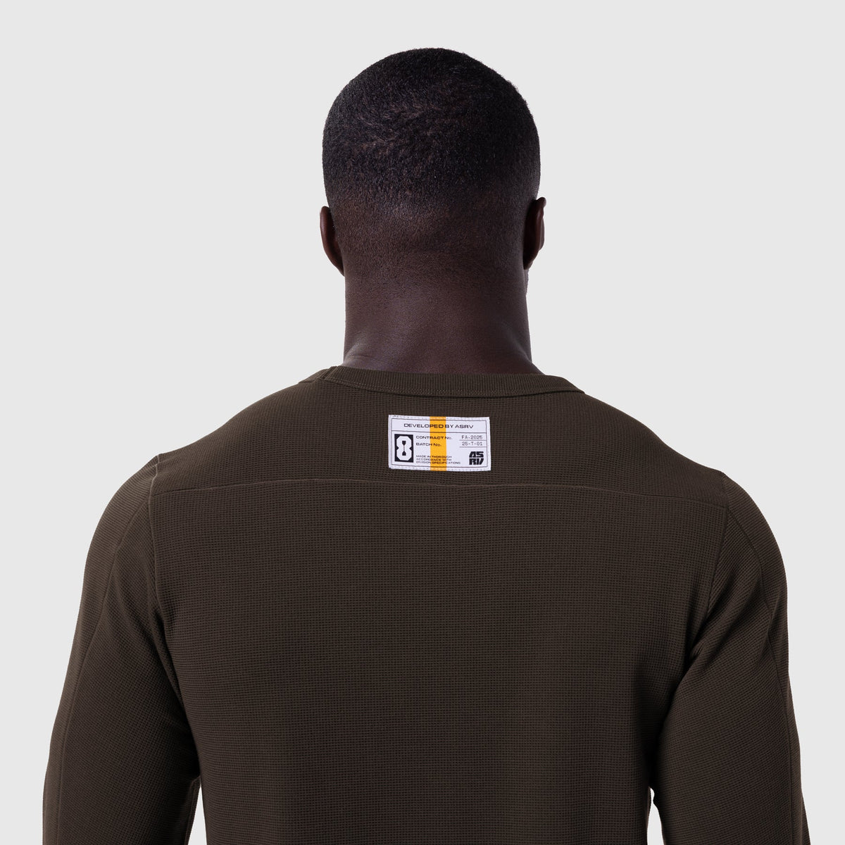 1112. Waffle Knit Longsleeve - Dark Earth | ASRV